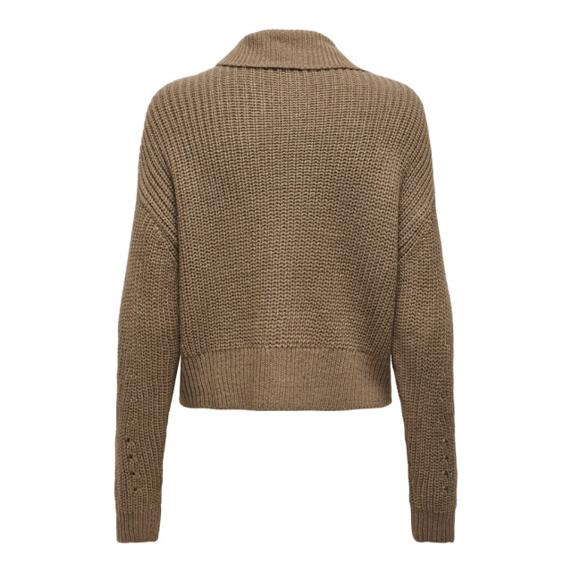 Jacqueline de Yong Justy ice l/s short zip cardigan 15315058 large