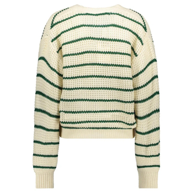 Jacqueline de Yong Ellen l/s v-neck stripe cardigan 15328338 large