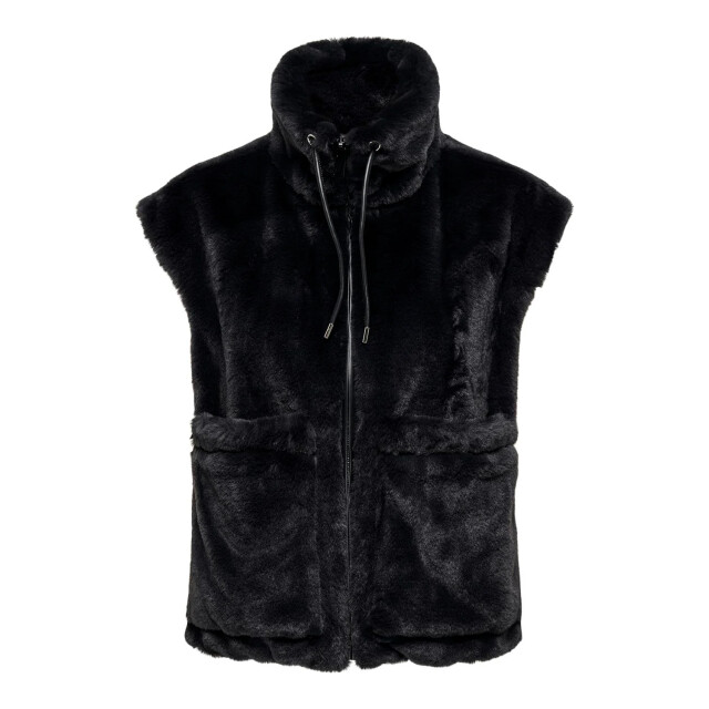Jacqueline de Yong Esther faux fur waistcoat 15328190 large