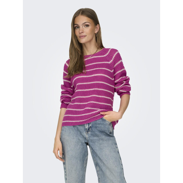 Jacqueline de Yong Ellen l/s oneck raglan pullover knt 15312077 large