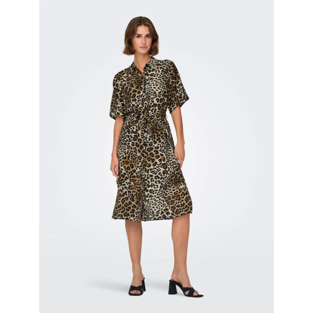 Jacqueline de Yong Barbara 2/4 midi shirt dress 15323341 large