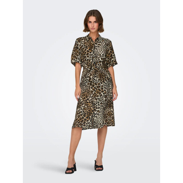 Jacqueline de Yong Barbara 2/4 midi shirt dress 15323341 large