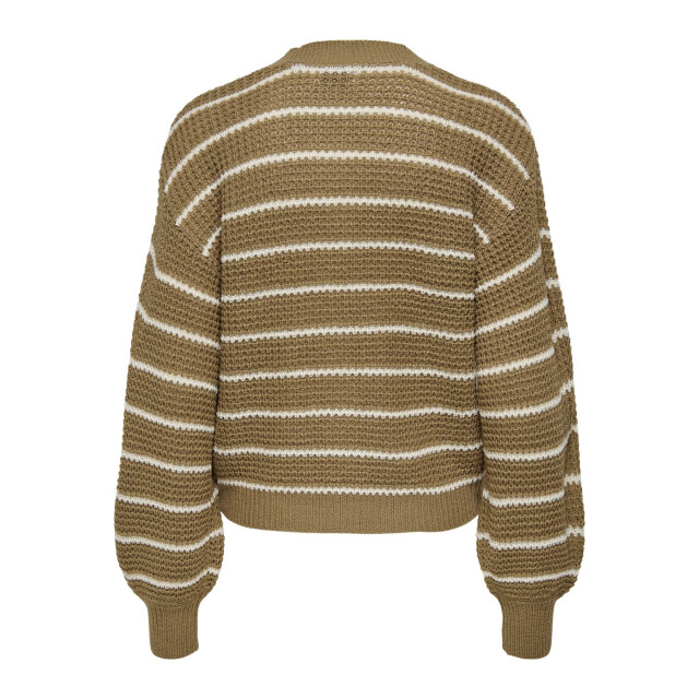 Jacqueline de Yong Ellen l/s v-neck stripe cardigan 15328338 large