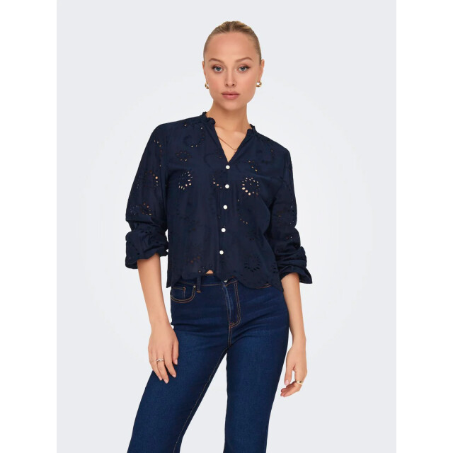 Jacqueline de Yong Ditte l/s embroderie shirt 15328411 large
