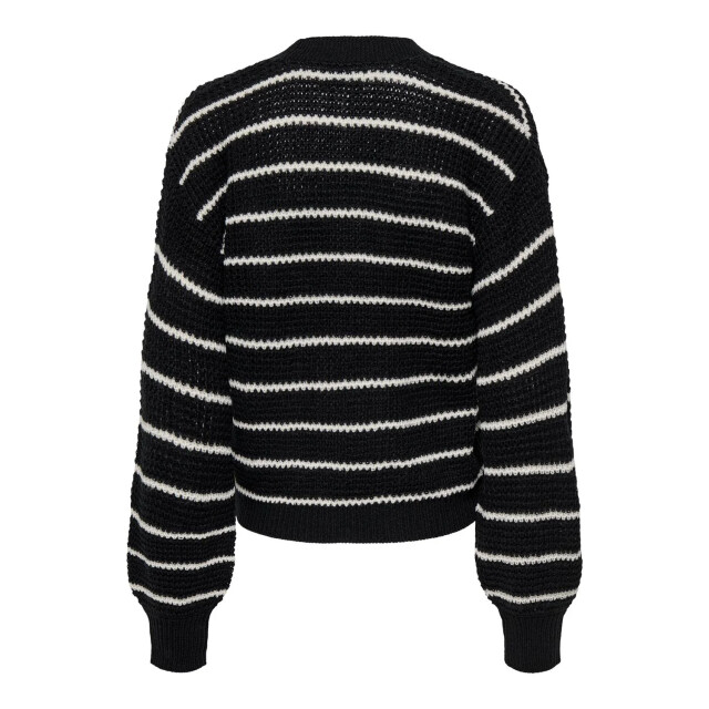 Jacqueline de Yong Ellen l/s v-neck stripe cardigan 15328338 large