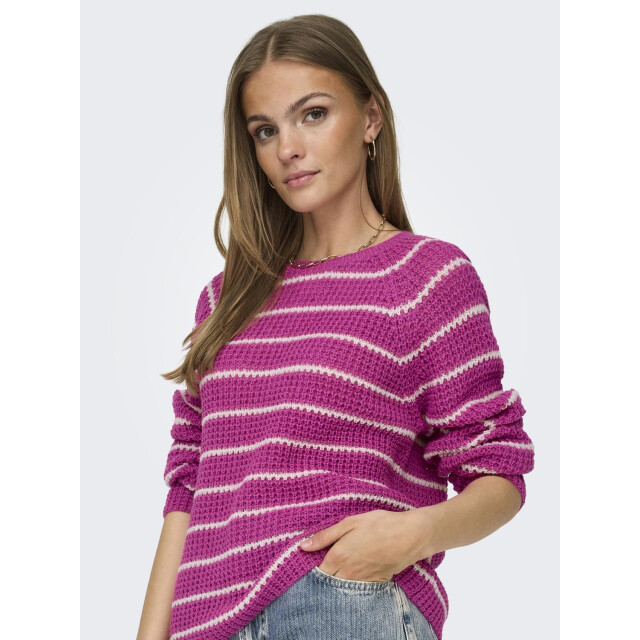 Jacqueline de Yong Ellen l/s oneck raglan pullover knt 15312077 large