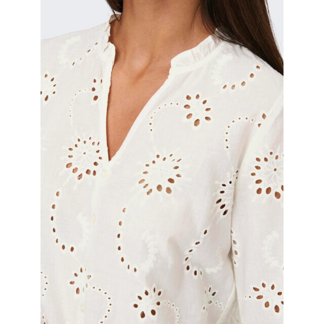 Jacqueline de Yong Ditte l/s embroderie shirt 15328411 large