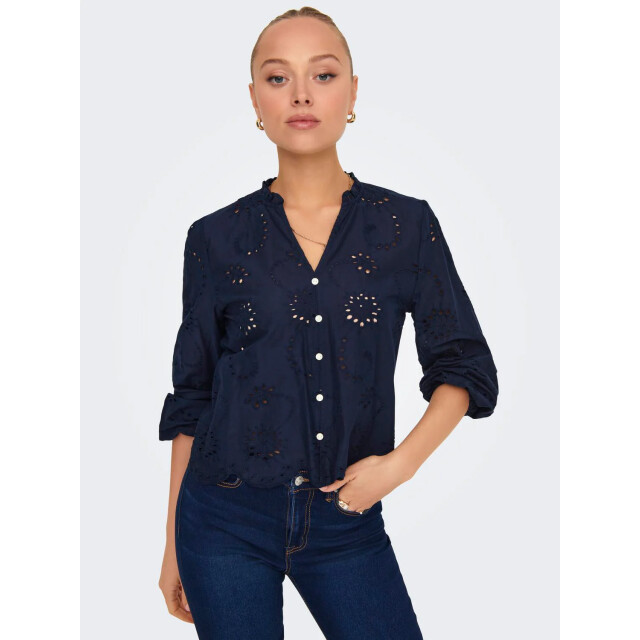 Jacqueline de Yong Ditte l/s embroderie shirt 15328411 large