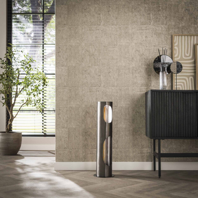 Hoyz vloerlamp organic Ø20 cylinder nikkel 2911556 large