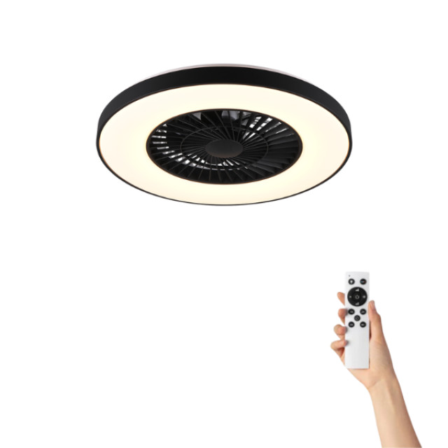 Ventiluxe Plafondventilator lorenzo met verlichting Ø59cm 3 snelheden afstandsbediening - 2881828 large