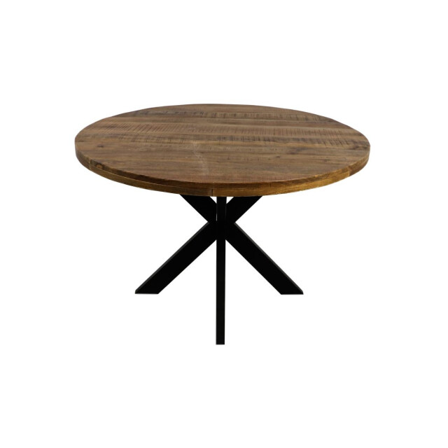 HSM Collection -ronde eettafel melbourne-80x80x76--mango/metaal 2923777 large