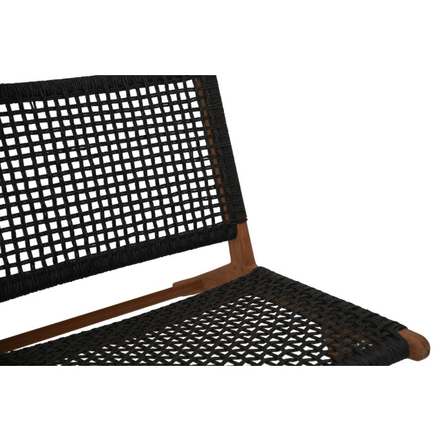 HSM Collection -tuin loungestoel rio kd-66x80x65--teak/bananenblad 2922911 large