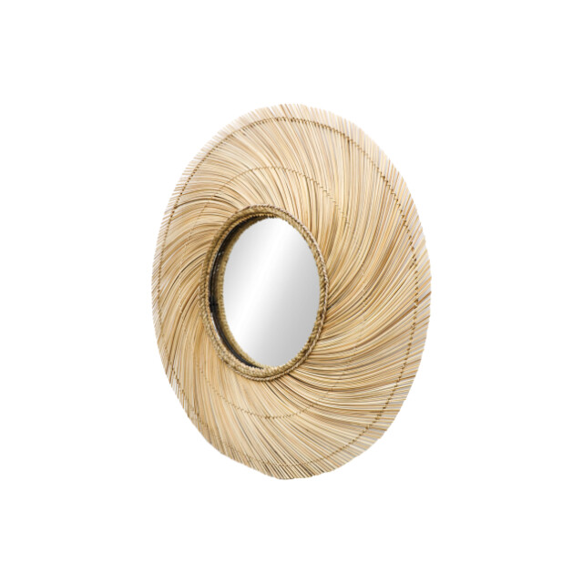 HSM Collection -ronde spiegel-90x5x90--bamboe 2923510 large