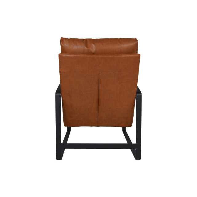 HSM Collection -fauteuil miami-95x65x95--leder/metaal 2922912 large