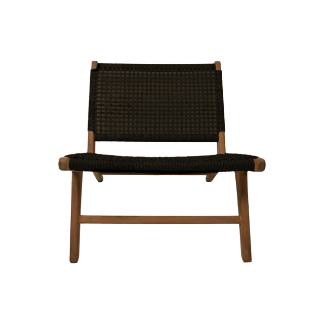 HSM Collection -tuin loungestoel rio kd-66x80x65--teak/bananenblad 2922911 large