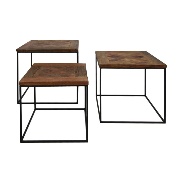 HSM Collection -vierkante bijzettafel austins/3 -50x50x50 / 45x45x45 / 2923072 large