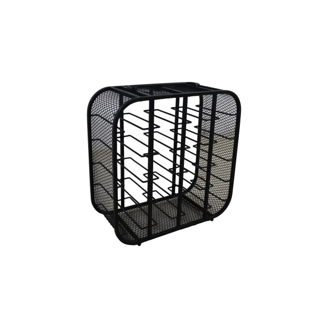 HSM Collection -staand wijnrek 20 flessen-55x25x55--metaal 2924011 large