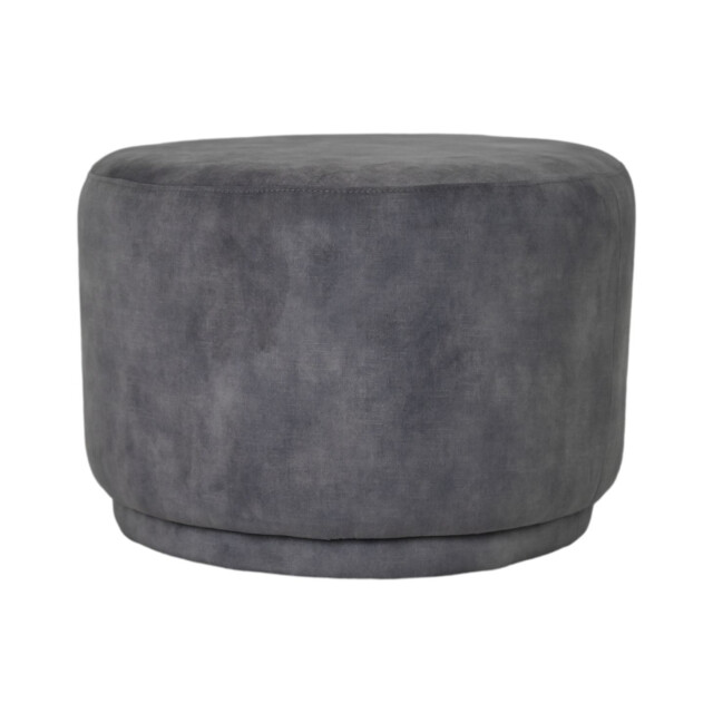 HSM Collection -ronde poef otto-55x55x40-dolfijn -stof 2924052 large
