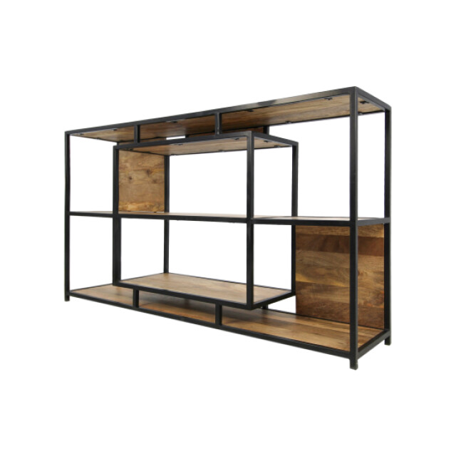 HSM Collection -open vakkenkast levels-150x35x90--mango/metaal 2922607 large