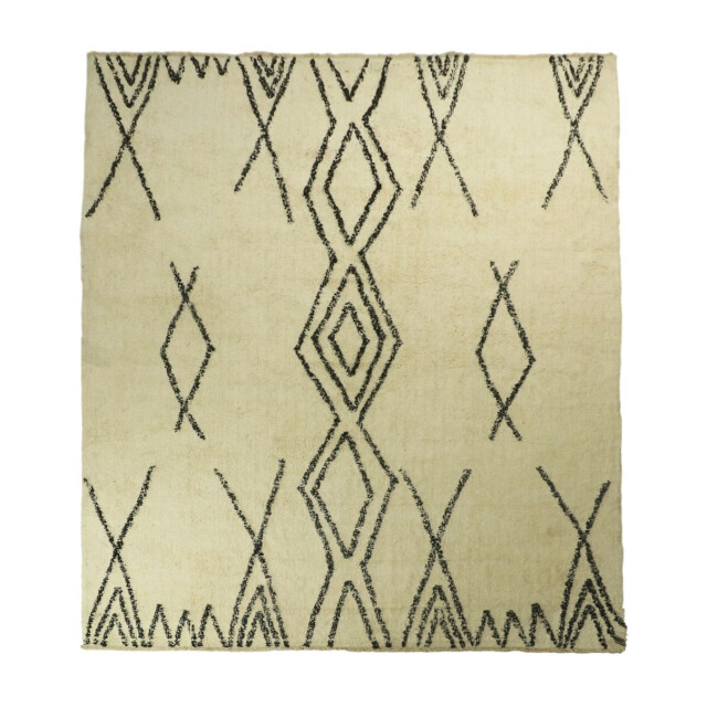 HSM Collection -vloerkleed dubbel ruit -200x300--katoen 2923508 large