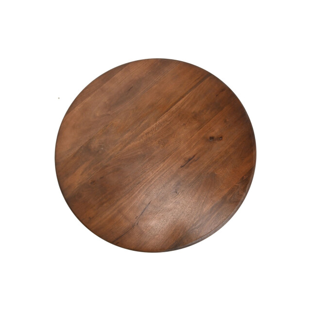 HSM Collection -ronde salontafel pillar-80x80x35--mango 2923249 large