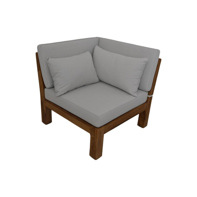 HSM Collection -tuin loungehoek aruba + kussen-84x84x64--teak/stof 2923669 large