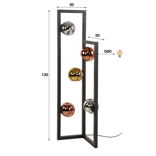 Hoyz vloerlamp 5l stellar artic 2846052 large