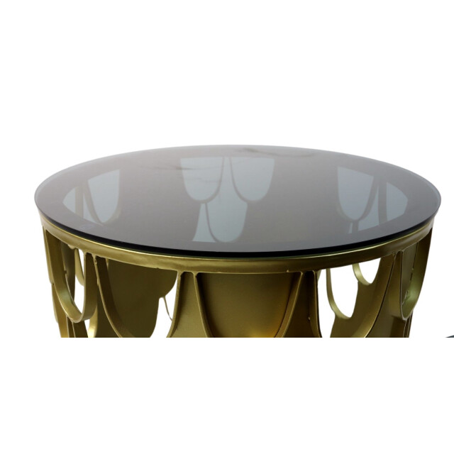 HSM Collection -ronde bijzettafel-ø45x45/ø35x35--metaal/glas 2923068 large