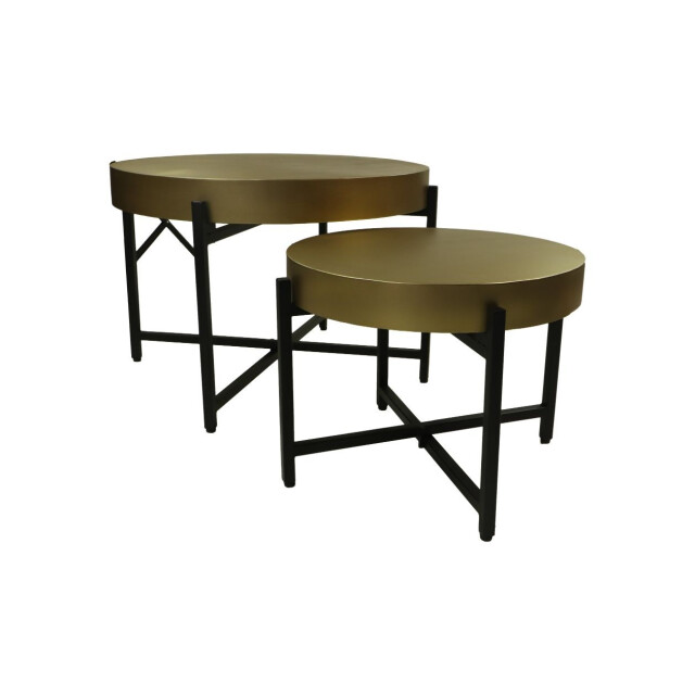HSM Collection -ronde bijzettafel -ø50x40--metaal 2923067 large