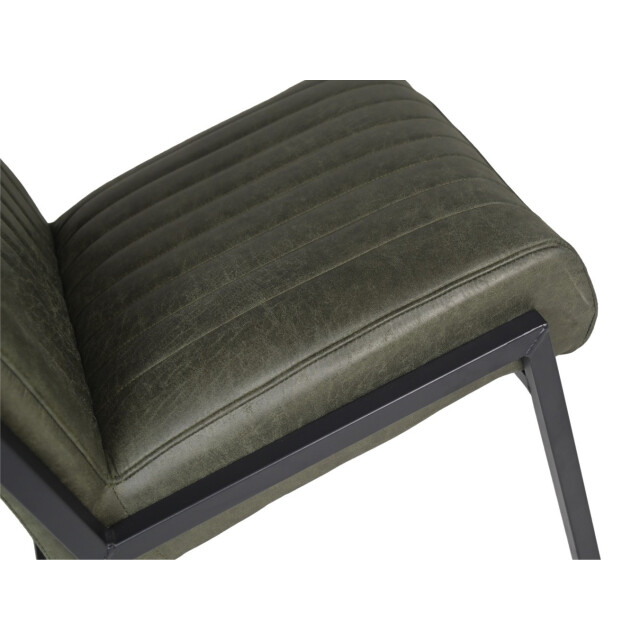 HSM Collection -eetkamerstoel texas s/2-55x50x85--leder/metaal 2925749 large
