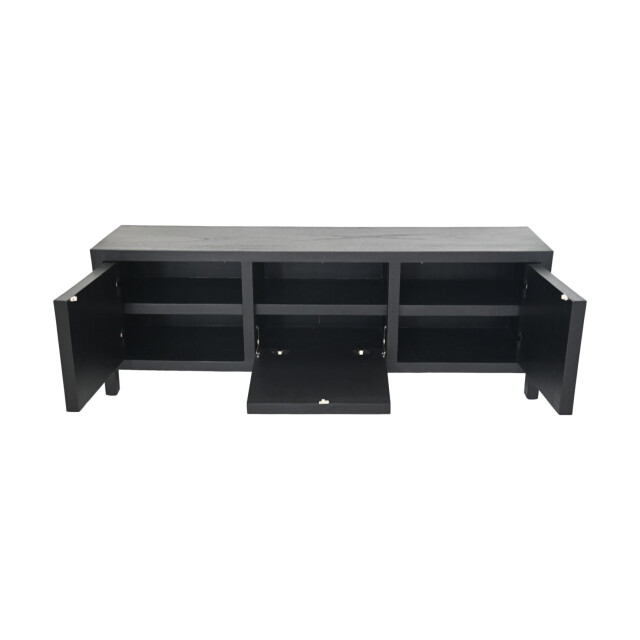 HSM Collection -tv meubel 3 deur-160x42x55--teak fineer 2922649 large