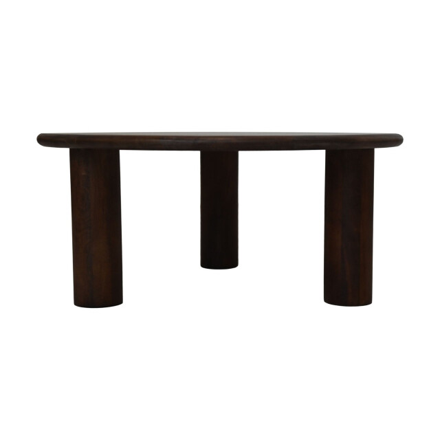 HSM Collection -ronde salontafel pillar-80x80x35--mango 2923249 large