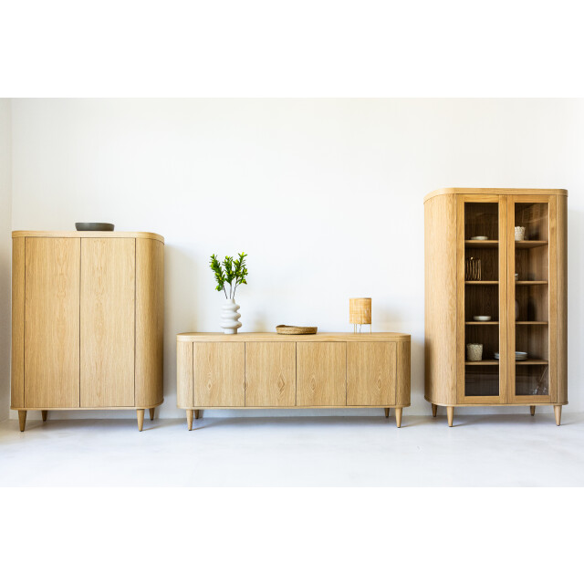 HSM Collection -wandkast dune 2 deur-120x50x160--eiken 2936050 large