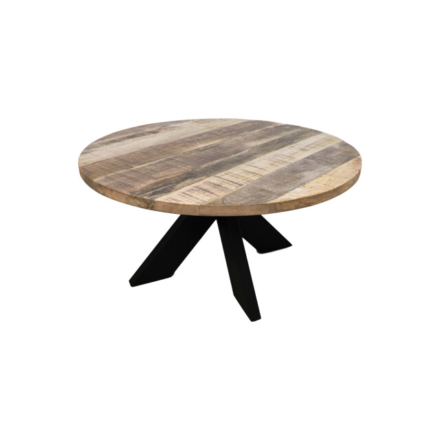 HSM Collection -ronde salontafel-80x80x45--mango/metaal 2923106 large