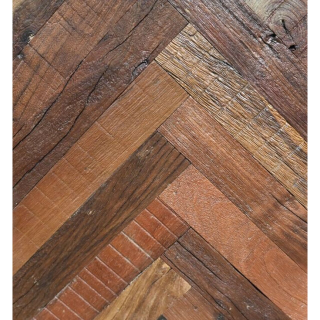 HSM Collection -wandkast verona 4 deur 4 la-100x40x200--mango/metaal 2922618 large