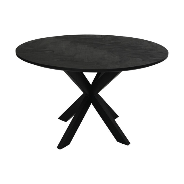 HSM Collection -ronde eettafel mozaiek-100x100x77--mango/metaal 2923896 large