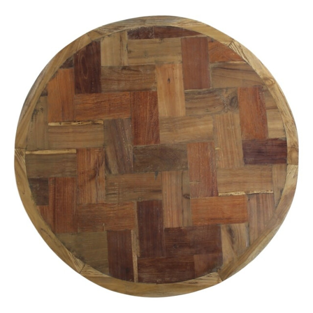 HSM Collection -ronde salontafel mozaiek-ø80x33--teak 2923027 large