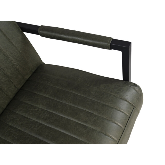 HSM Collection -eetkamerstoel texas met arm s/2-55x50x85--leder/metaal 2925746 large