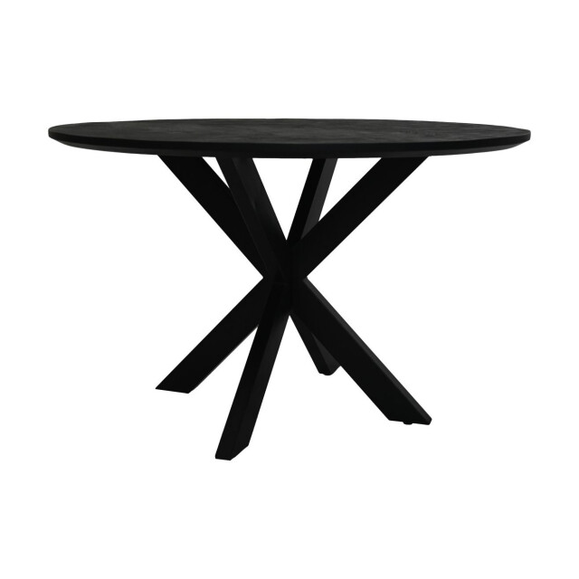 HSM Collection -ronde eettafel mozaiek-100x100x77--mango/metaal 2923896 large
