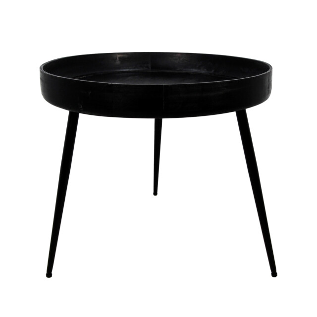 HSM Collection -ronde bijzettafel ventura-ø60x52--mango/metaal 2923185 large
