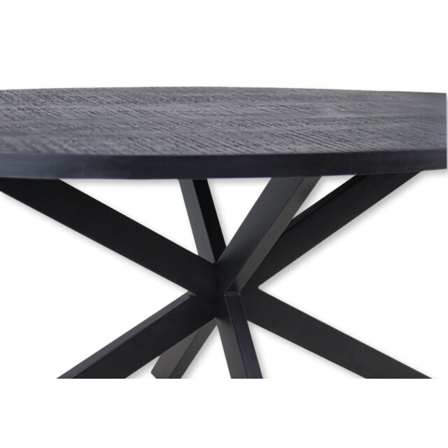 HSM Collection -ovale eettafel melbourne-160x90x76--mango/metaal 2923907 large