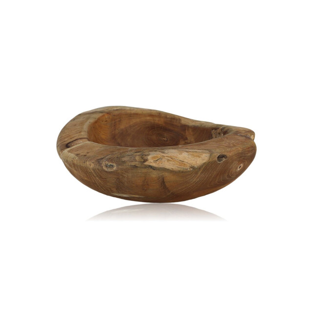HSM Collection -fruitschaal medium -ø28-35x10--teak 2923504 large