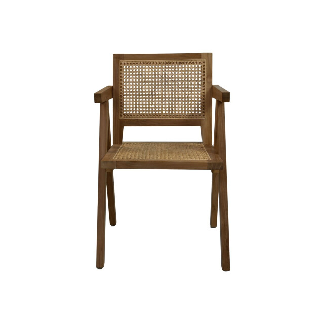 HSM Collection -eetkamerstoel-56x52x83--rotan/teak 2922966 large