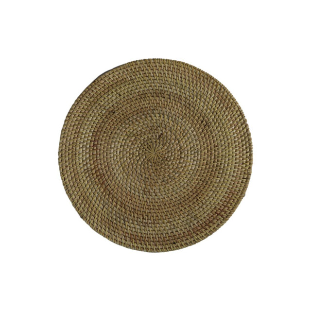 HSM Collection -ronde placemat set -40x40x2--rotan 2923564 large