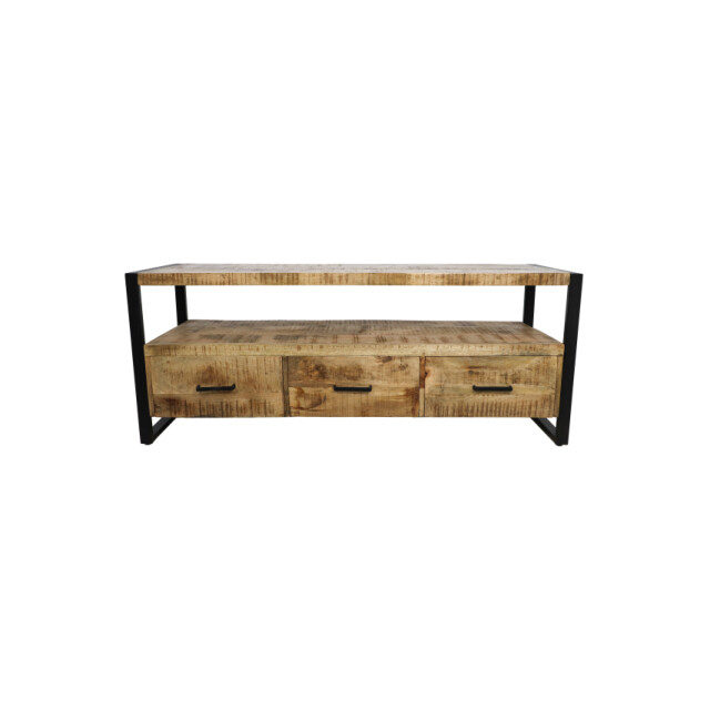 HSM Collection -tv meubel havana 3 la-150x45x60--mango/metaal 2922644 large