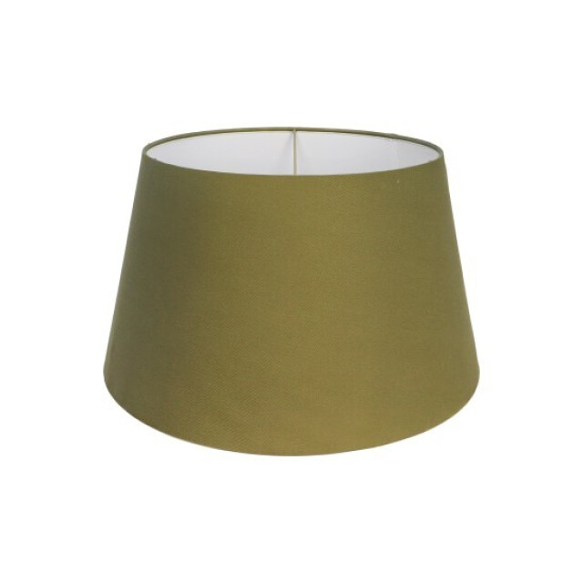 HSM Collection -ronde lampenkap conisch xl-ø52/38x30-olijf -stof 2923619 large