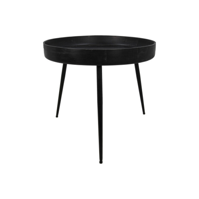 HSM Collection -ronde bijzettafel ventura-ø60x52--mango/metaal 2923185 large