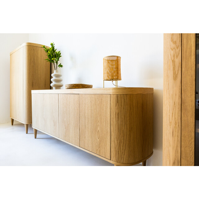HSM Collection -dressoir dune 4 deur-200x50x77,5--eiken 2935976 large