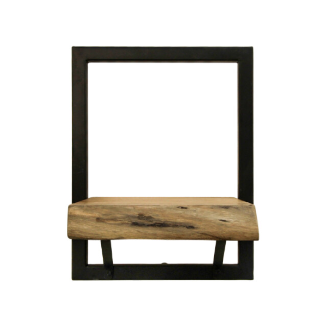 HSM Collection -wandplank levels live edge -25x22x32--acacia/metaal 2923265 large