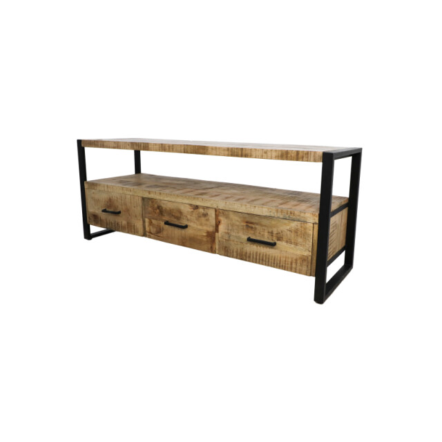 HSM Collection -tv meubel havana 3 la-150x45x60--mango/metaal 2922644 large